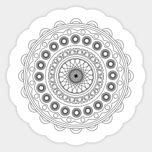 Mandala no 2 Sticker